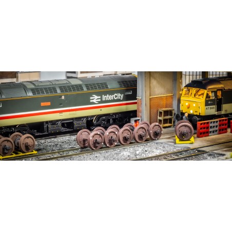 Class 47 Locomotive Wheelsets - OO Gauge (Pack of 6)