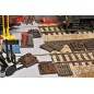 Detailed Pallets with Brake Blocks - OO Gauge (Pack of 6)