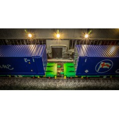 Hunt Magnetic Couplings ELITE - Coupling Pack For Bachmann Intermodal Wagons - OO Gauge