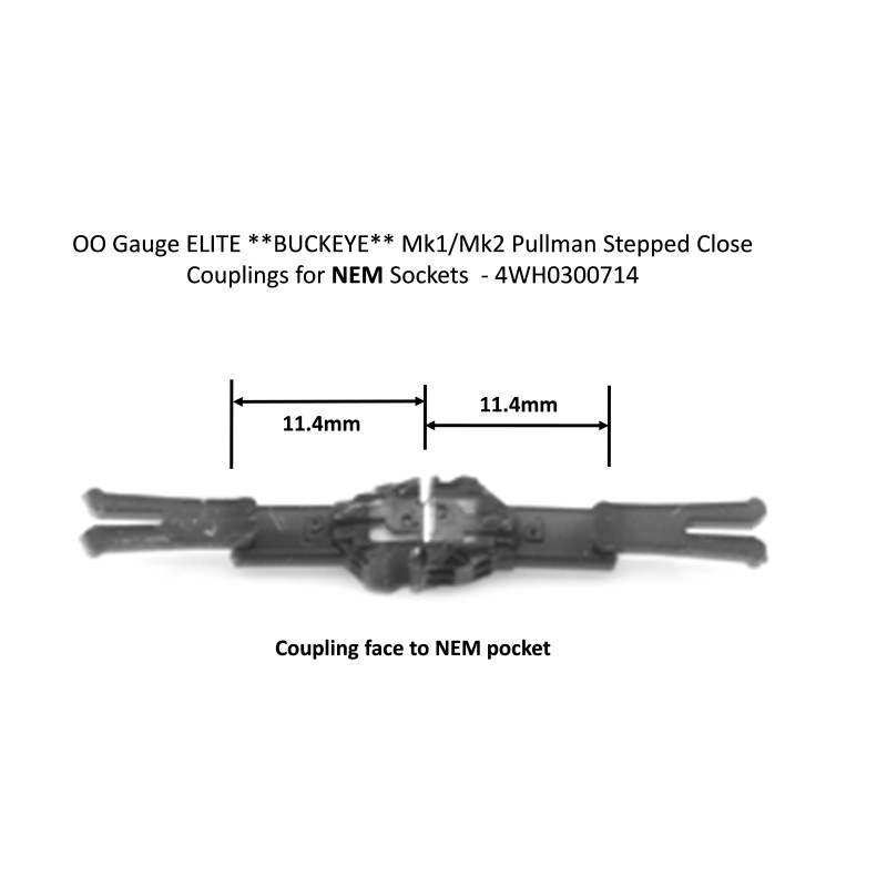 Hunt Couplings ELITE **BUCKEYE** Mk1/Mk2/Pullman Stepped