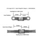 Hunt Magnetic Couplings ELITE - Coupling Pack For Dapol Megafret Wagons - OO Gauge