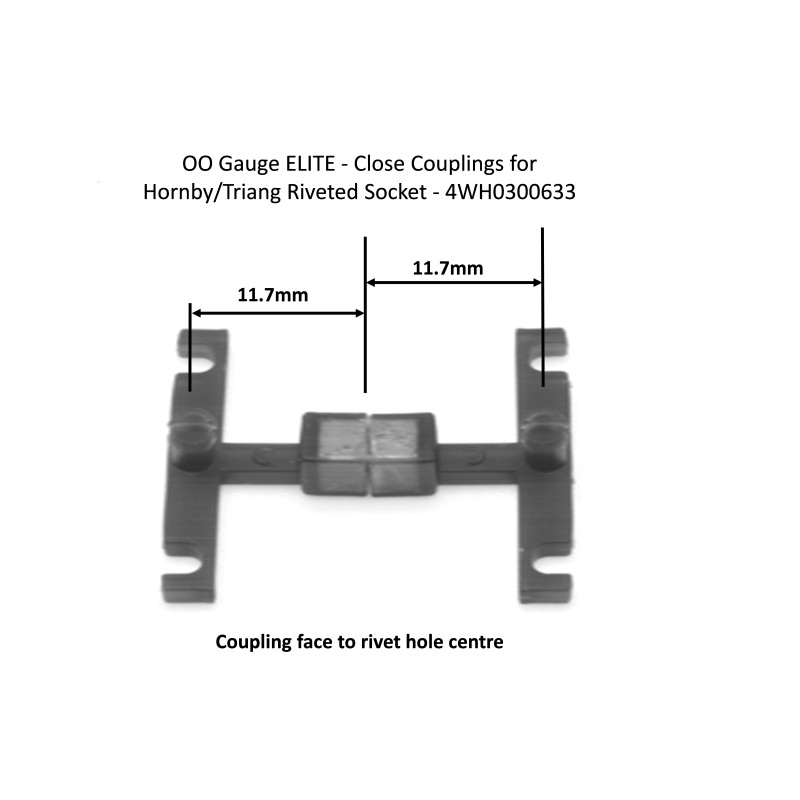 Hunt Couplings ELITE Close Coupling Couplings for Hornby