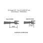 Hunt Magnetic Couplings ELITE - Class 91 & Mk4 DVT Coupling (2022 Tooling NEM Socket) - OO Gauge