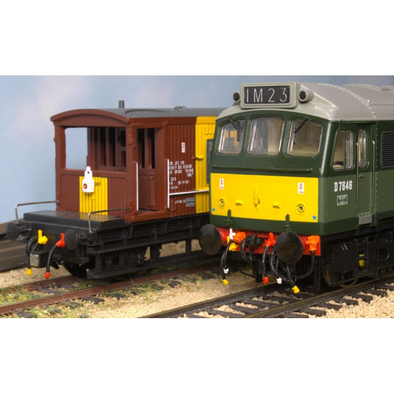 Detailed Pipes and Cables for a Class 25 Locomotive - OO Gauge (SET 2)