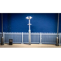 CCTV Platform Cameras Painted & Assembled - OO Gauge (Pack Of 10, 4 Post Camera's, 6 Wall Mounted))