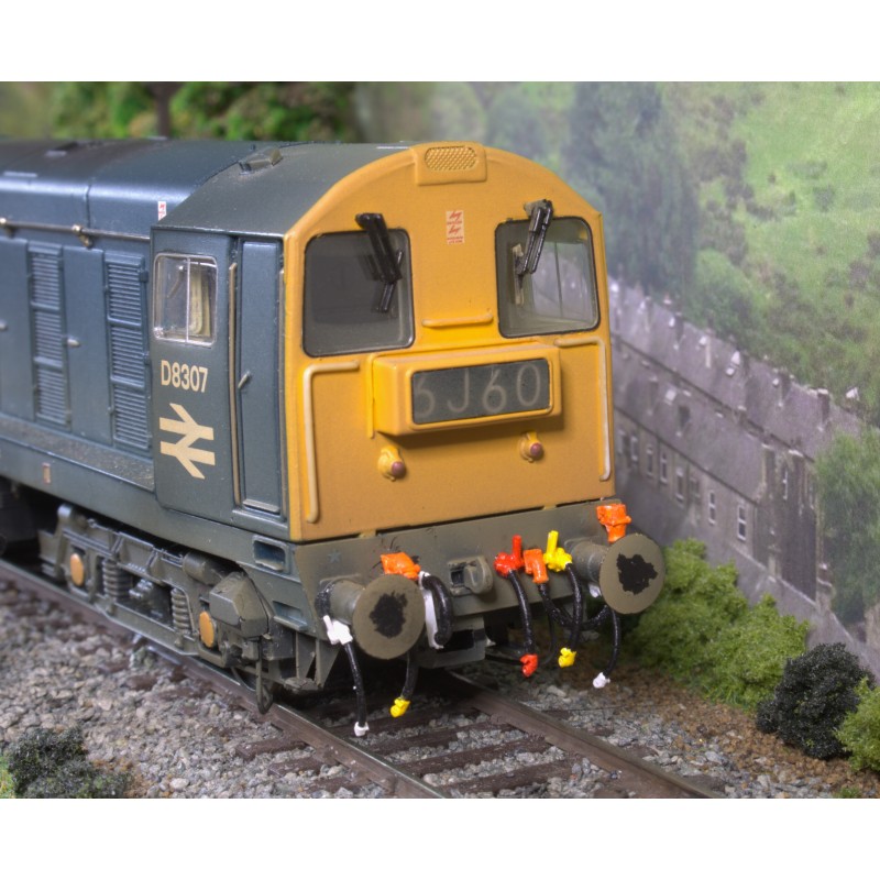 Detailed Pipes and Cables for a Class 20 Locomotive - OO Gauge (SET 1)