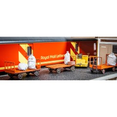 Platform Mail Trolleys - OO Gauge (Pack of 6)