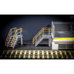 GRP End of Platform Steps (Pre-Painted) - OO Gauge - (Pack of 2)