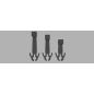Hunt Magnetic Couplings Mixture Pack For Roco/Rivarossi - 9 Pairs - Mixture Of 3 Lengths - HO Scale Hunt Magnetic Couplings Mixture Pack For Roco/Rivarossi - 9 Pairs - Mixture Of 3 Lengths - HO Scale
