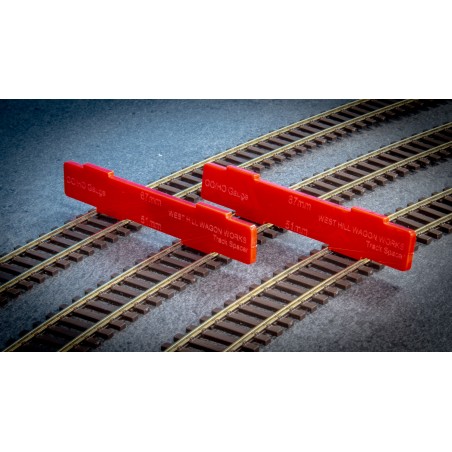 OO/HO Gauge Track Guide Templates - 51mm/67mm Track Centre Spacers (Code 75/83/100)