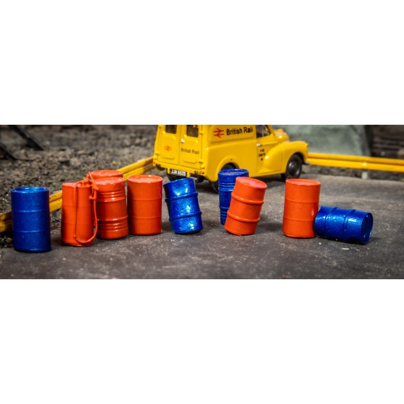 Oil Barrels - OO Gauge (Pack of 10)