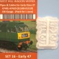 Detailed Pipes and Cables for a Class 47 Loco (47401-47420 only) - OO Gauge (SET 16)
