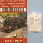 Detailed Pipes for BR Steam Locomotives - OO Gauge (Pack for 2 Locos) - SET 12