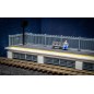 Modern Platform Railings - N Gauge (Pack of 6 + 2 End Pieces)
