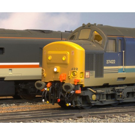 Detailed Pipes and Cables for a Class 37/4 Locomotive - OO Gauge
