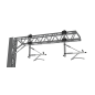 Registration Arms (x2) for SERIES 2 - Two Track Cantilever OHLE - RIGHT HAND - OO Gauge (SET E4-5)