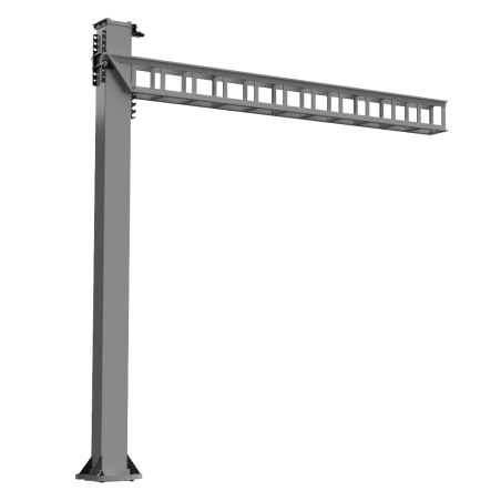 SERIES 1 Twin Track Cantilever Mast (115mm Arm) OHLE Kit - OO Gauge (SET E2-2)