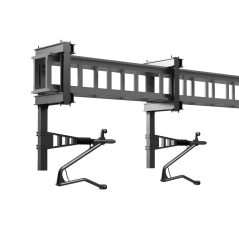 Registration Arms for SERIES 1 Twin Track Cantilever OHLE - LEFT HAND - OO Gauge (SET E2-9)