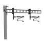 MAGNETIC Registration Arms for SERIES 1 Twin Track Cantilever OHLE - RIGHT HAND x 2 - OO Gauge (SET E2-13)