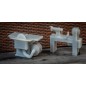 Workshop Lathe and Bench Saw - O Gauge