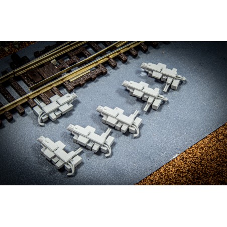 Point Machine / Motor (Static/Dummy) - TT:120 Scale for Hornby Points (Pack of 6)
