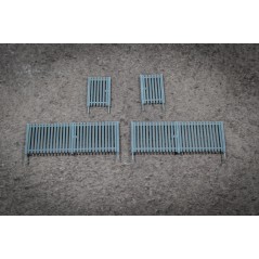 Palisade Fencing - Gates Pack of 4 (2 large - 2 small) - OO Gauge