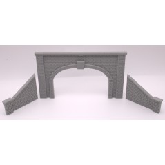 Tunnel Portal kit - Double Track with Side Walls  - N Gauge