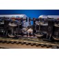 Hunt Magnetic Couplings ELITE - Pivoting Close NEM Couplings - OO Gauge