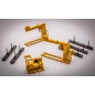 YFA Salmon Wagon Rail Crane Equipment (Pack for 1 Wagon) - OO Gauge