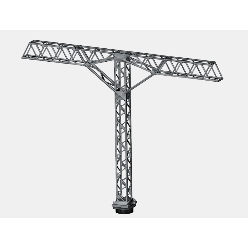 1500v DC OHLE Lattice Type Structure Kit - 1 Double Sided Mast with 2 Single Track Cantilever Spans (SET E7-3)