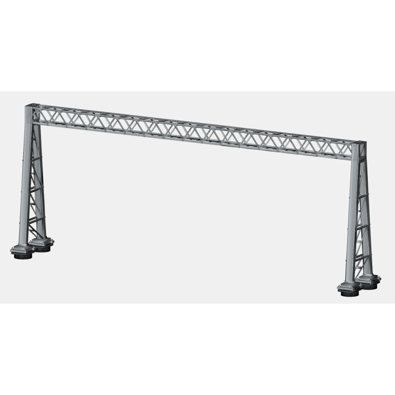 1500v DC OHLE A-Frame Type Structure Kit - 2 Masts with 4-Track 230mm Span (SET E8-2)