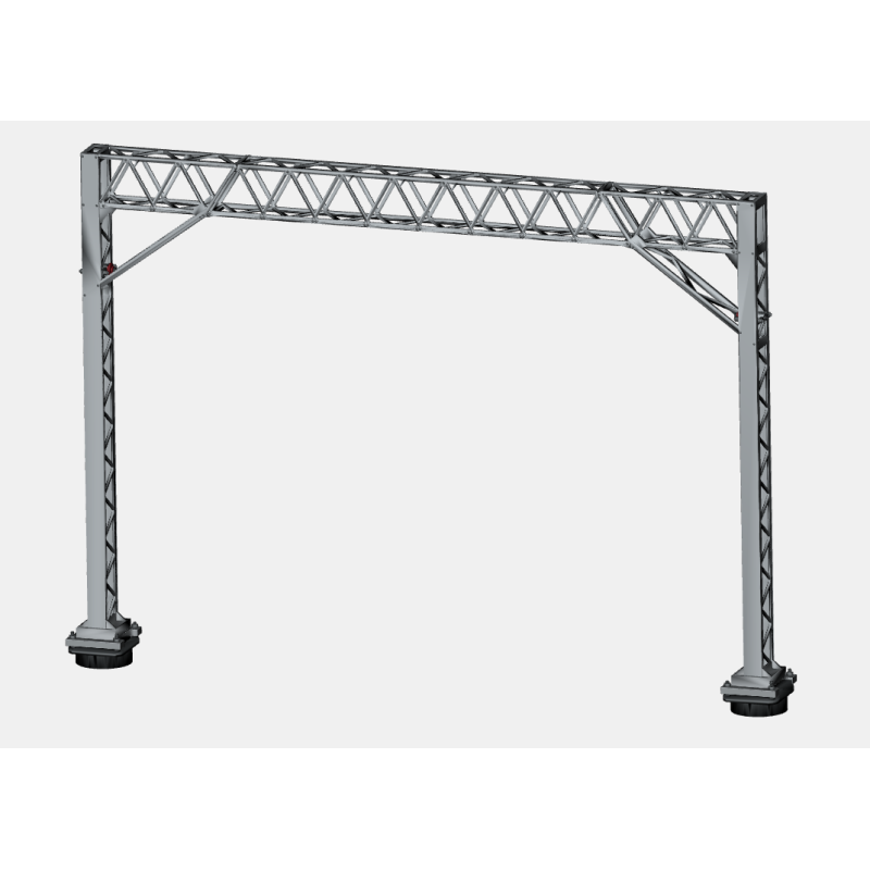 1500v DC OHLE Lattice Type Structure - 2-Track Mast Kit for Wire Supported Registration Arms (SET E7-4)