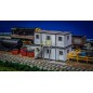 Portable Modular Stackable Buildings - Pack of 2 with Access Steps (N Gauge)