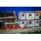 Portable Modular Stackable Buildings - Pack of 2 with Access Steps (N Gauge)