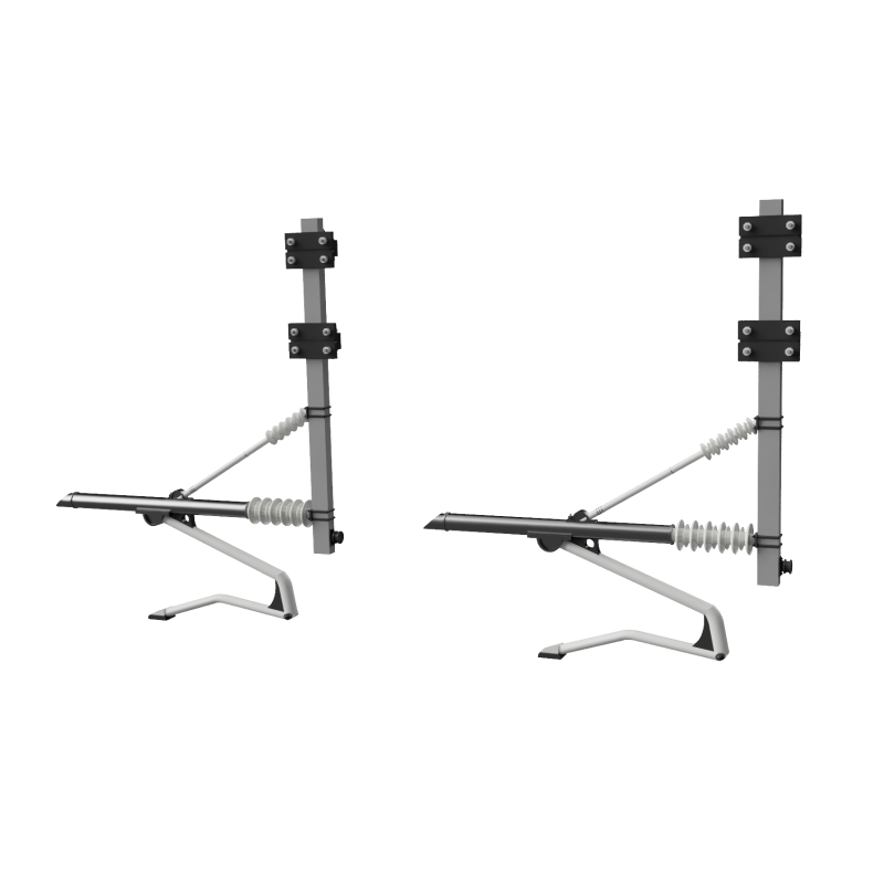 N-Gauge Registration Arms (x2) for SERIES 2 - Two Track Cantilever OHLE - LEFT HAND - (SET E10-3)