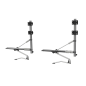 N-Gauge Registration Arms (x2) for SERIES 2 - Two Track Cantilever OHLE - LEFT HAND - (SET E10-3)