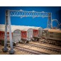 1500v DC OHLE A-Frame Type Structure Kit - 2 Masts with Tall 3-Track 180mm Span (SET E8-3)