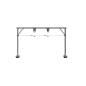 1500v DC OHLE I Beam Type Structure - 2-Track Mast Kit for Wire Supported Registration Arms (SET E6-9)