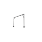 1500v DC OHLE I Beam Type Structure - 2-Track Mast Kit for Wire Supported Registration Arms (SET E6-9)