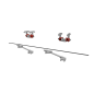 1500v DC OHLE Lattice Type - 2 Single Magnetic Wire Supported Registration Arms Kit (SET E7-17)