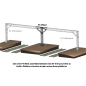 1500v DC OHLE Lattice Type Platform Double Sided Mast kit (SET E7-6) 1500v DC OHLE Lattice Type Platform Double Sided Mast kit (SET E7-6)