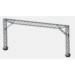 1500v DC OHLE Lattice Type Platform Structure Kit - 2 Masts with 190mm Span (SET E7-5)