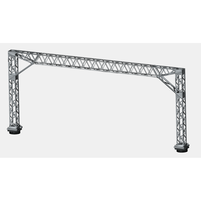1500v DC OHLE Lattice Type Platform Structure Kit - 2 Masts with 190mm Span (SET E7-5) 1500v DC OHLE Lattice Type Platform Structure Kit - 2 Masts with 190mm Span (SET E7-5)