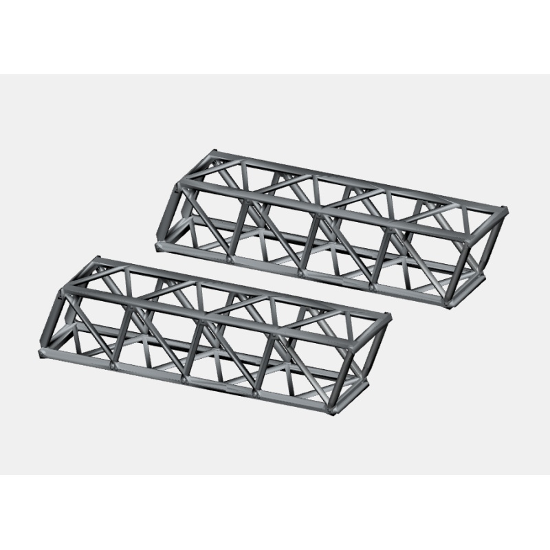 1500v DC OHLE Lattice Type - 45mm Extension Spans - Pack of 2 (SET E7-18) 1500v DC OHLE Lattice Type - 45mm Extension Spans - Pack of 2 (SET E7-18)