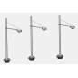 Southern Region Overhead Single Track Cantilever Masts Kit - Pack of 3 Masts - (SET E13-1)