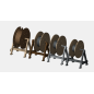 Small Cable Drums on Stands - OO Gauge (Pack of 4)