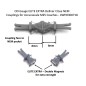 Hunt Magnetic Couplings - 'ELITE-EXTRA' Dellner Couplings for Accurascale Mk5 Coaches (10 Pairs)