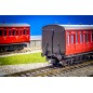 Hunt Magnetic Couplings ELITE - Close NEM Couplings for Dapol GWR Toplight Coaches - OO Gauge