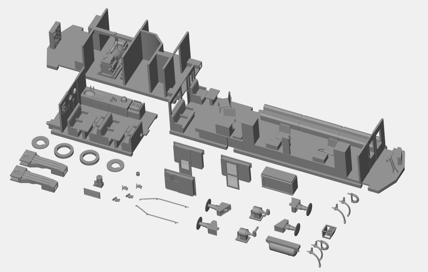 Detailed RTC Derby Test Coach (Test Car 1) Conversion Parts Kit for a Bachmann A - Foto 8 di 11