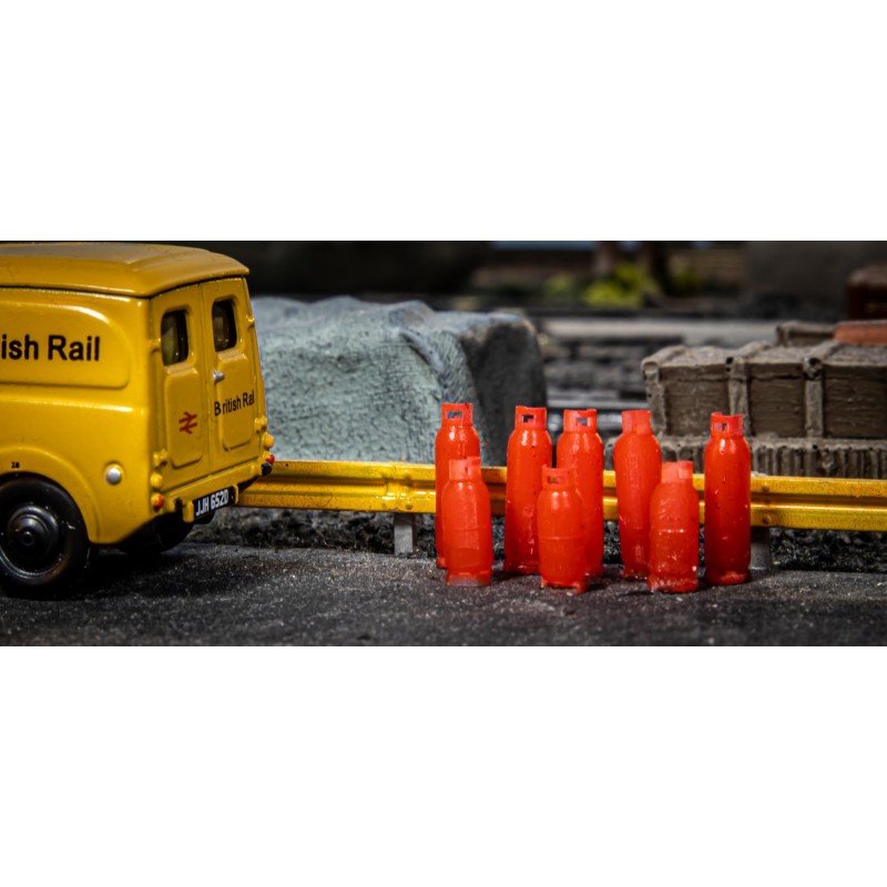 Gas Bottles - HO Scale (1:87) - Pack of 20
